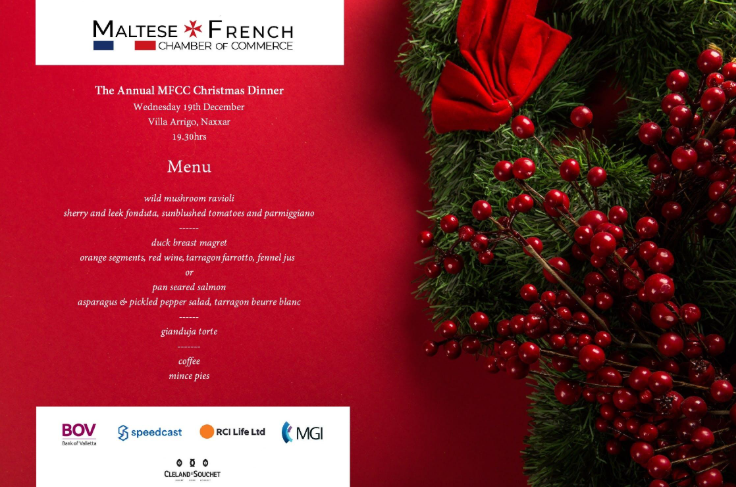 MFCC Christmas Dinner 2018